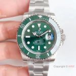 NEW UPGRADED V3 Swiss ETA Rolex Submariner Hulk Replica Watch reen Dial
